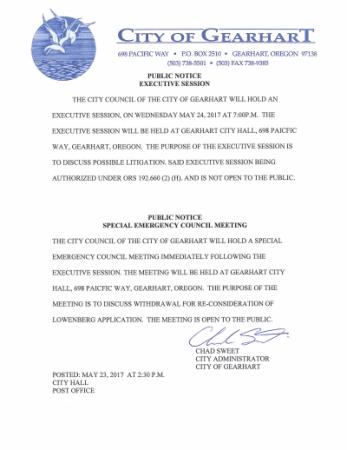 Image of the notice