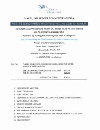 Agenda