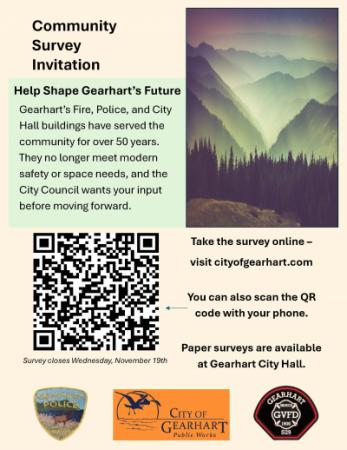 Community Survey flyer