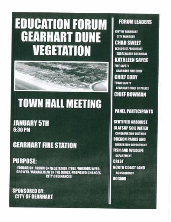 Townhall Flyer